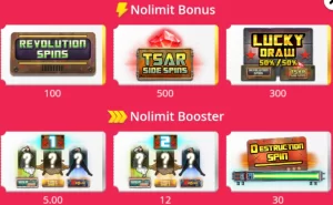 бонусные игры в слоте Tsar Wars нолимит сити